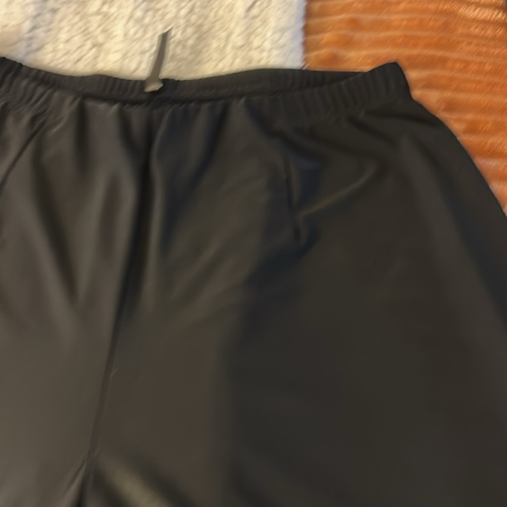 Women’s slacks (2) pairs flare dress pants. Soft fabric elastic waist in PL - Picture 7 of 10